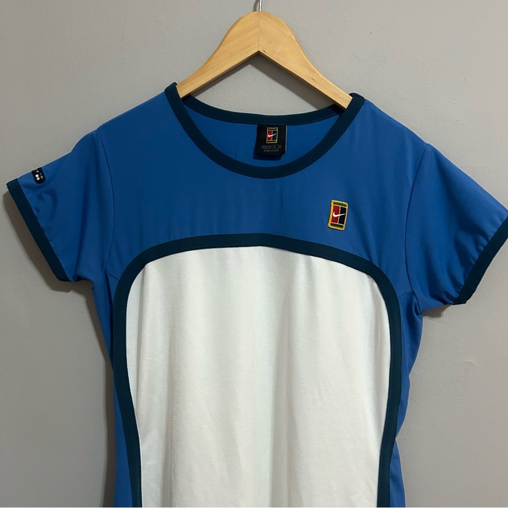 Vintage 90s Nike Women’s Tennis Dress Blue Sz Medium - Picture 2 of 9